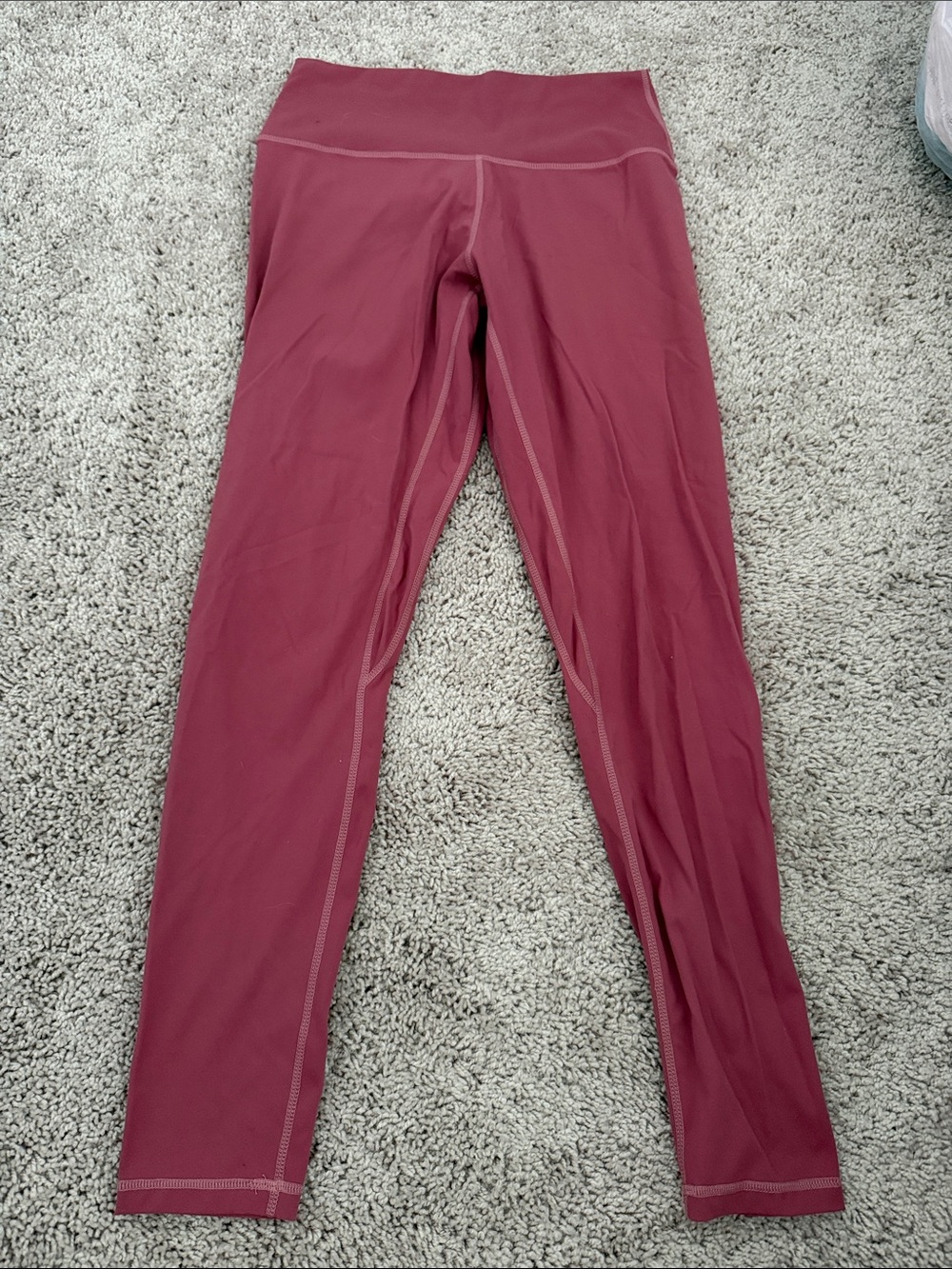 Mauve High-Waist Workout Leggings